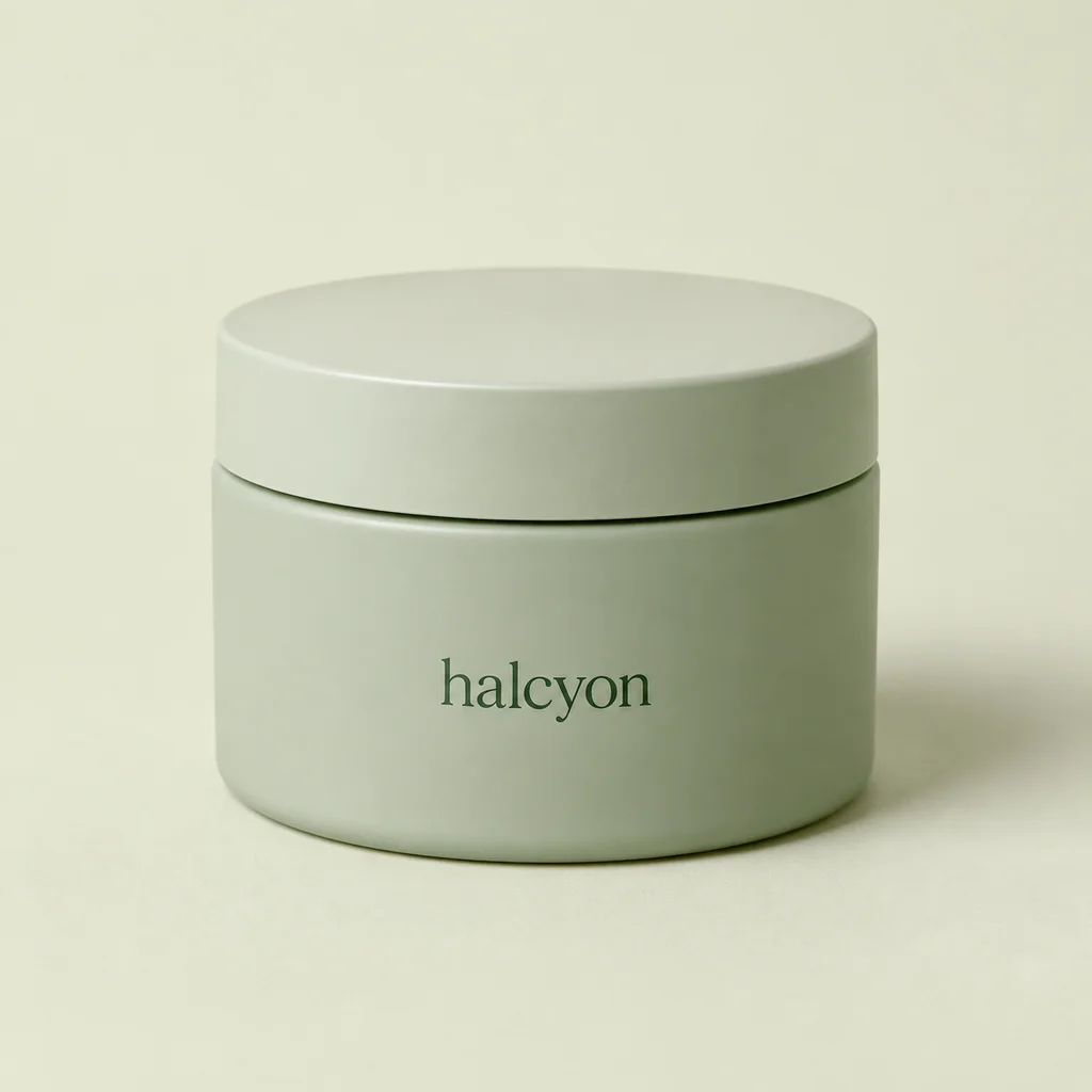 Mineral green oat and clay exfoliant jar