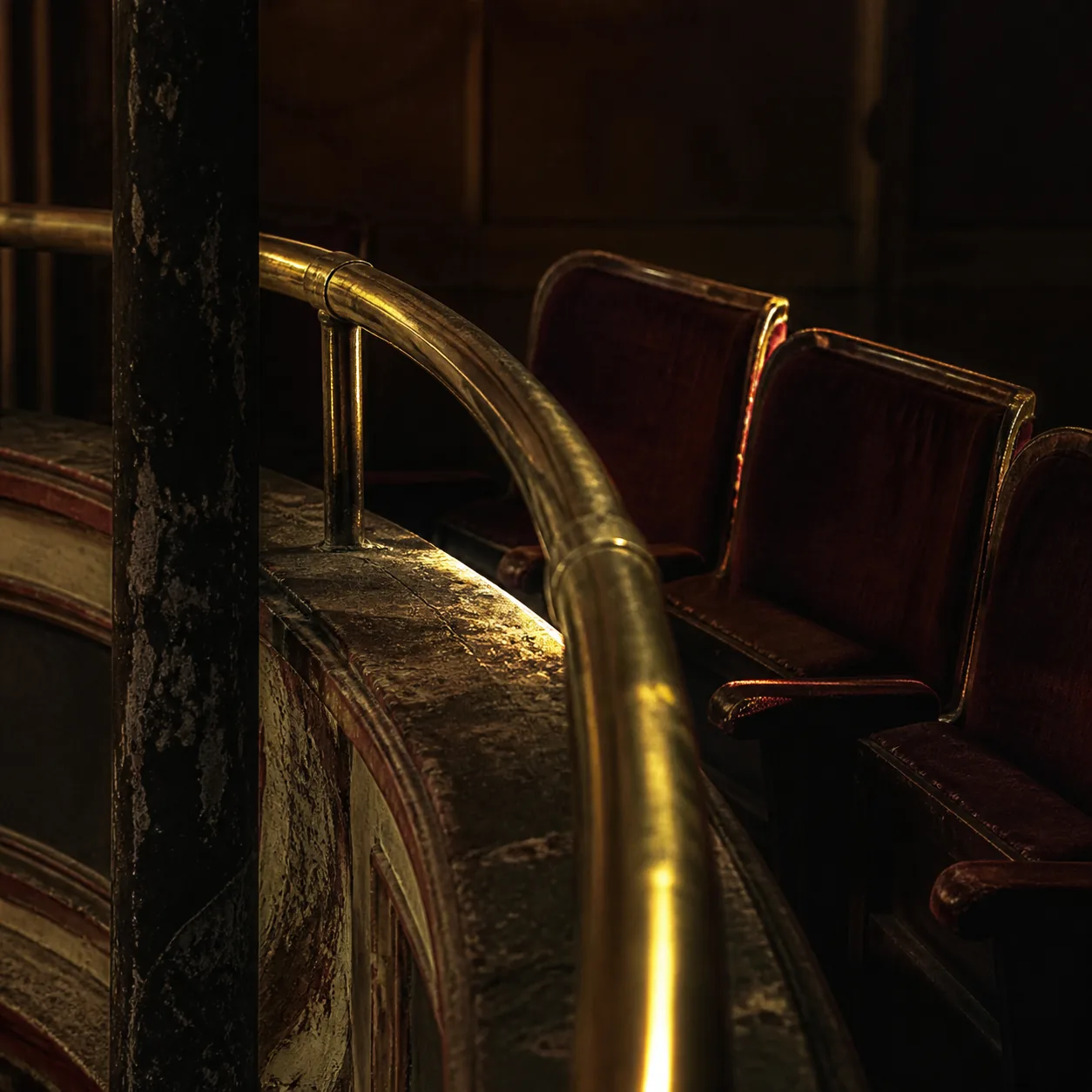 Illustrative music and venue imagery; not a portrait of the named artist